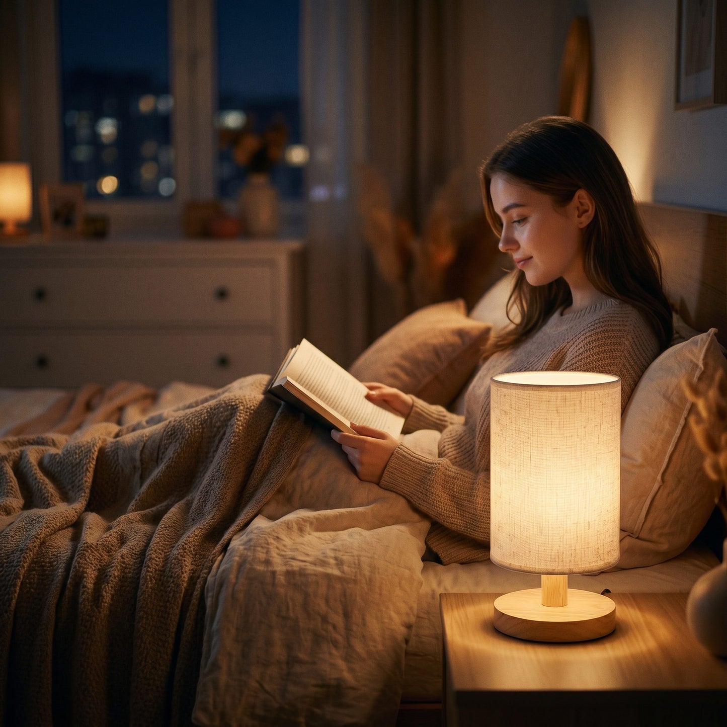 Fabric Shade Table Lamp