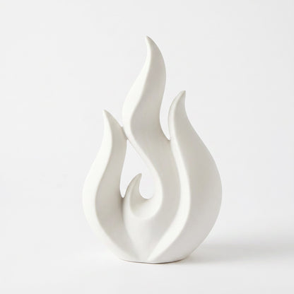 White Flame Sculpture